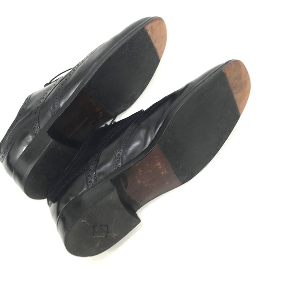 Cole Haan Black Leather Wingtip Oxfords Shoes main image 5